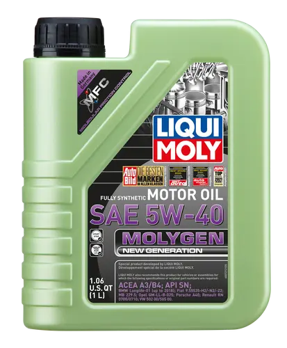 Liqui Moly Leichtlauf High Tech - 5W-40 Molygen Synthetic Engine Oil SSF