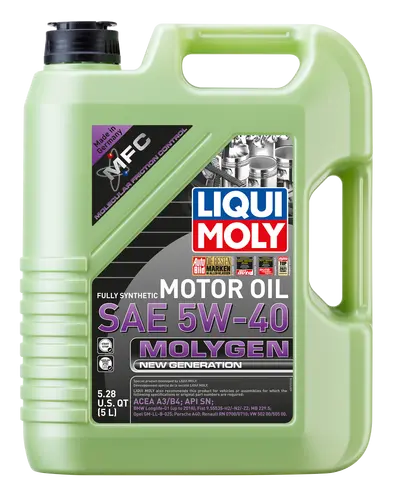 Liqui Moly Leichtlauf High Tech - 5W-40 Molygen Synthetic Engine Oil SSF