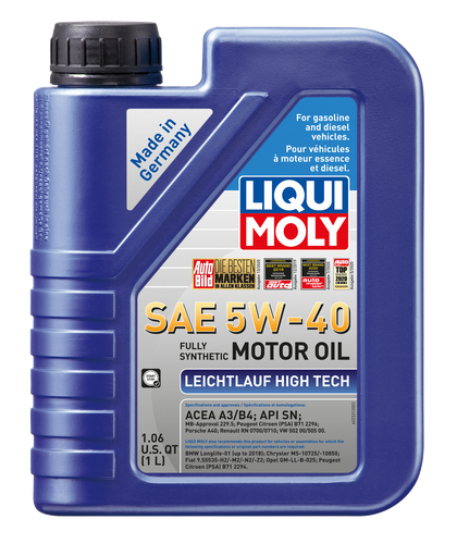 Liqui Moly Leichtlauf High Tech - 5W-40 Synthetic Engine Oil SSF